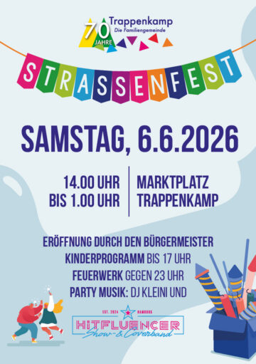 Plakat Trappenkamp Straßenfest 